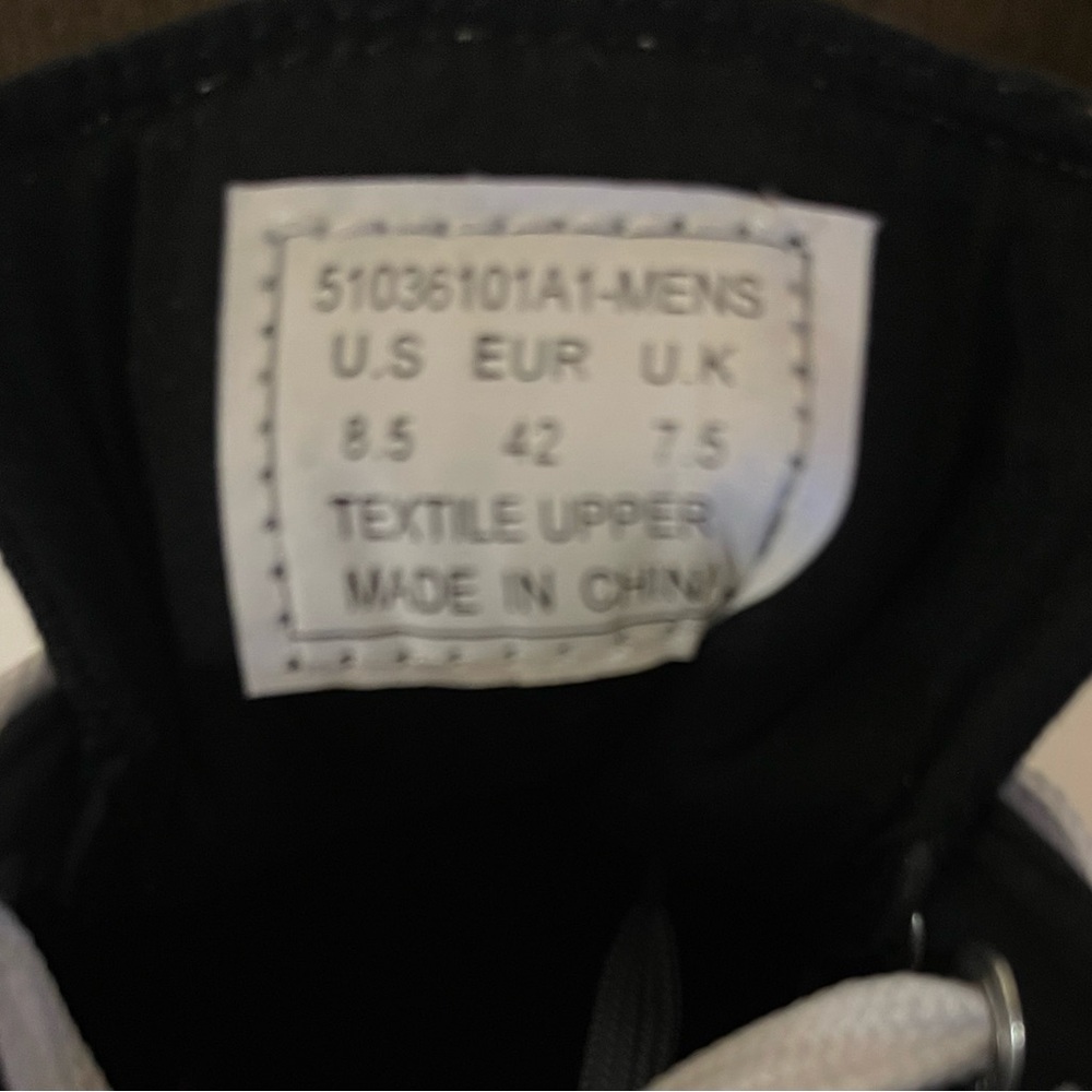 Levi's Black Canvas Sneakers with White Laces - Picture 2 of 5